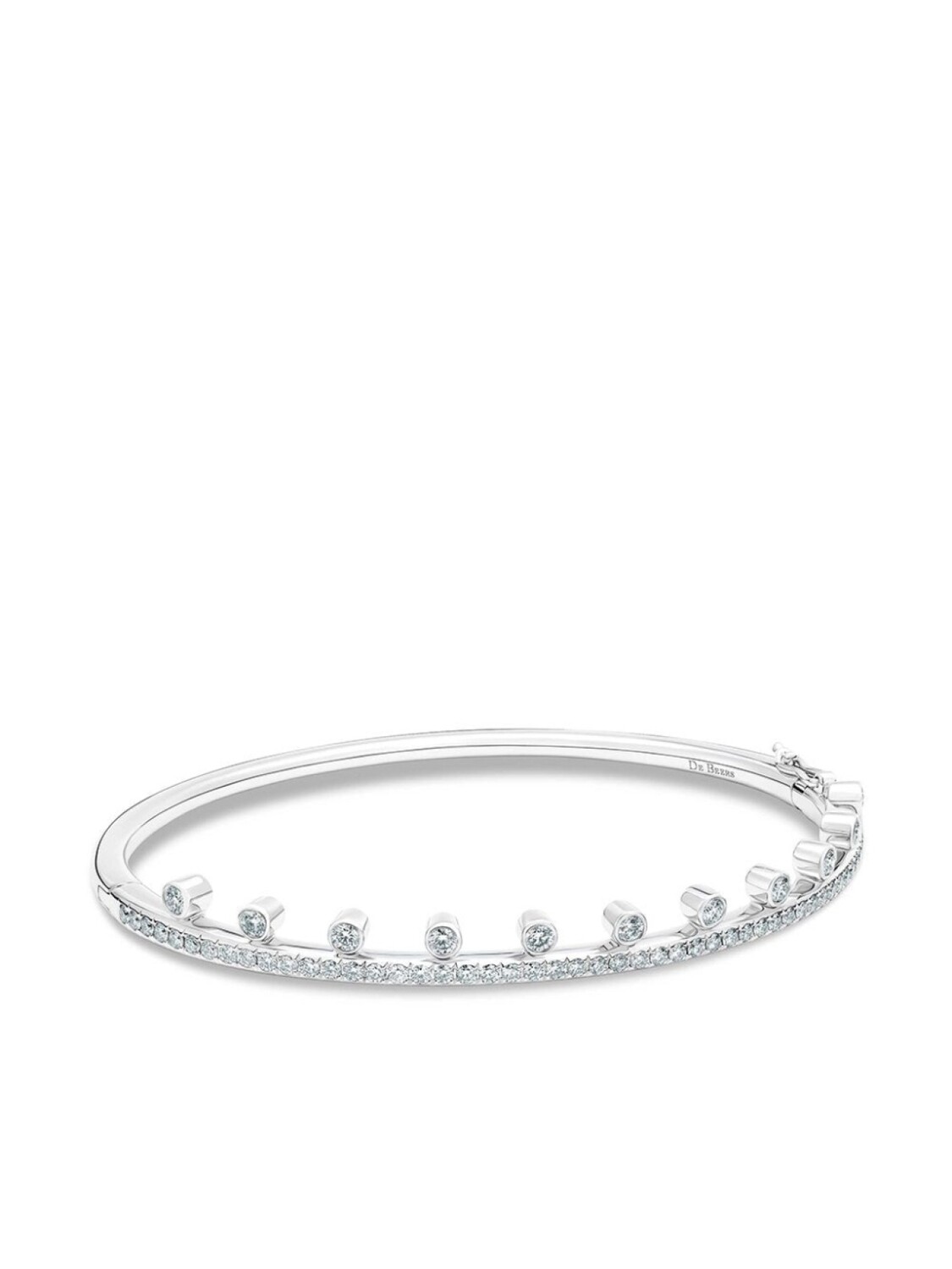 Браслет Dewdrop из белого золота с бриллиантами De Beers Jewellers, серебряный
Браслет Dewdrop из белого золота с бриллиантами De Beers Jewellers, серебряный