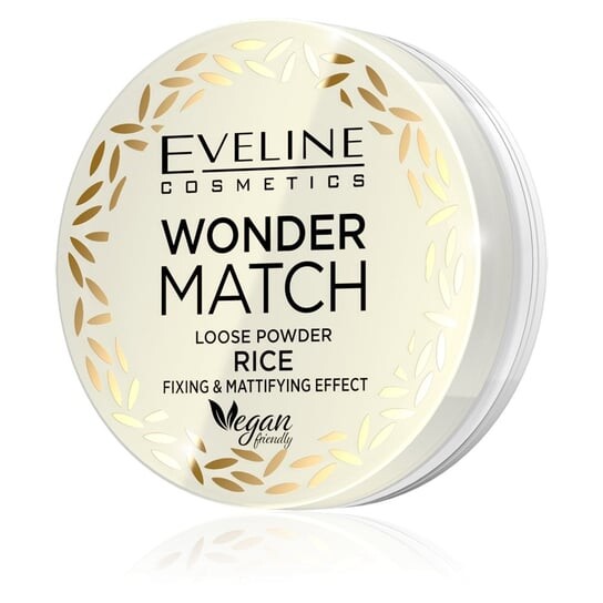 Фиксирующая и матирующая рисовая рассыпчатая пудра, 6 г Eveline Cosmetics, Wonder Match Rice
Фиксирующая и матирующая рисовая рассыпчатая пудра, 6 г Eveline Cosmetics, Wonder Match Rice