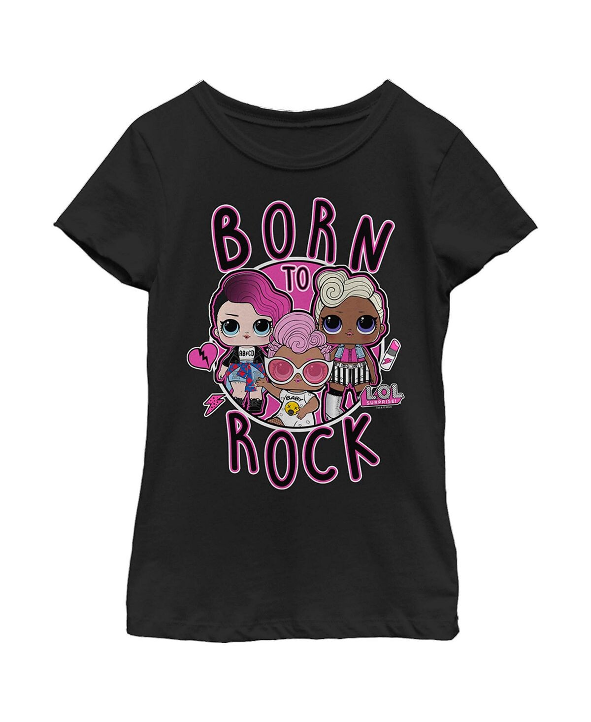 Детская футболка L.O.L Surprise Born to Rock Babies для девочек MGA Entertainment
Детская футболка L.O.L Surprise Born to Rock Babies для девочек MGA Entertainment