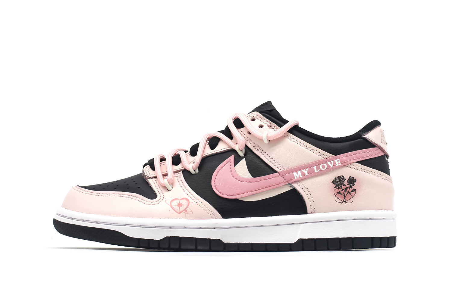 Кроссовки Nike Dunk Skateboarding Shoes Women's Low-top Black/pink, черный/розовый
Кроссовки Nike Dunk Skateboarding Shoes Women's Low-top Black/pink, черный/розовый
