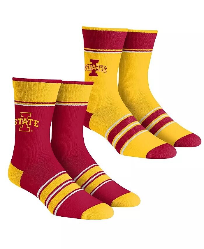 Молодежные носки для мальчиков и девочек Iowa State Cyclones, комплект из 2 носков Team Crew в несколько полосок Rock 'Em, красный
Молодежные носки для мальчиков и девочек Iowa State Cyclones, комплект из 2 носков Team Crew в несколько полосок Rock 'Em, красный