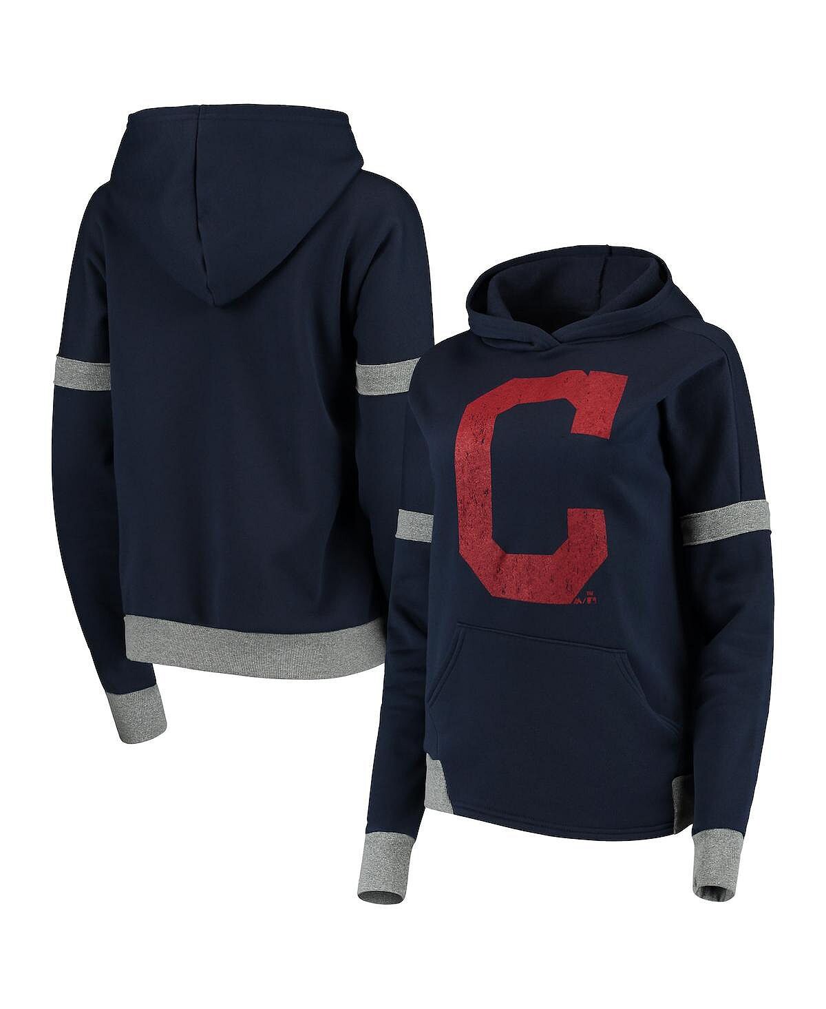 Женский флисовый пуловер с капюшоном темно-серого цвета Cleveland Indians Iconic Majestic
Женский флисовый пуловер с капюшоном темно-серого цвета Cleveland Indians Iconic Majestic