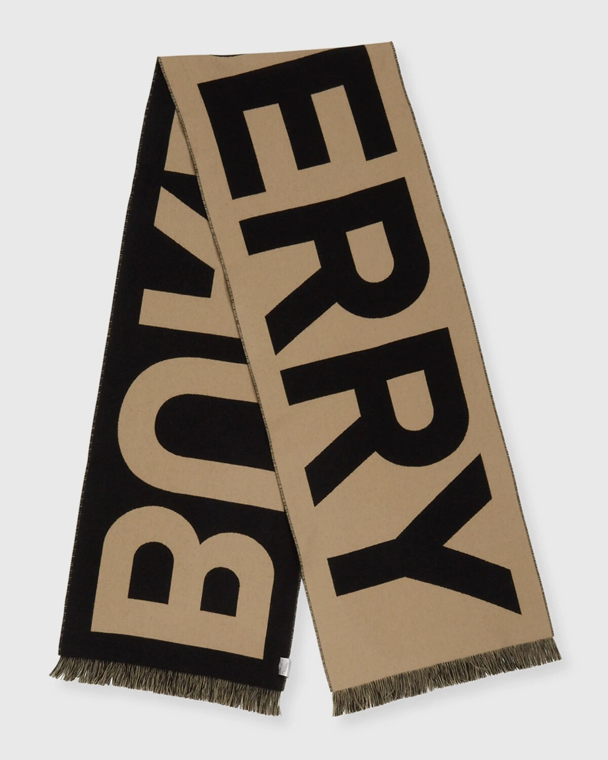 Футбольный шарф из органической шерсти с текстом логотипа Burberry, цвет Archive Beige
Футбольный шарф из органической шерсти с текстом логотипа Burberry, цвет Archive Beige