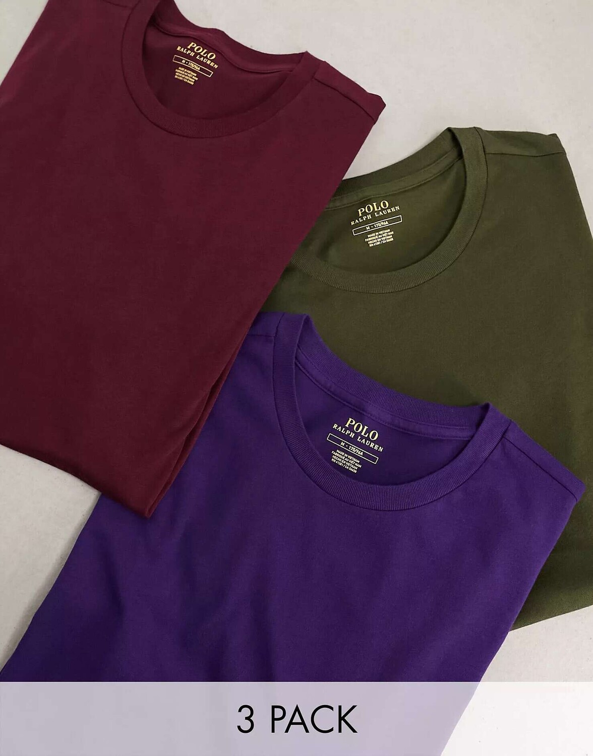 Три пары футболок для отдыха Polo Ralph Lauren в красно-темно-зеленом цвете, Красный
Три пары футболок для отдыха Polo Ralph Lauren в красно-темно-зеленом цвете, Красный
