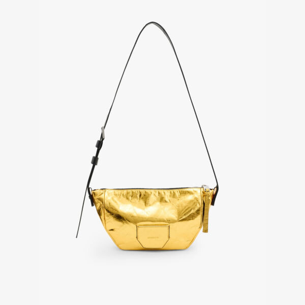 Сумка Madea mini из металлизированной кожи с тисненым логотипом Allsaints, золотой
Сумка Madea mini из металлизированной кожи с тисненым логотипом Allsaints, золотой