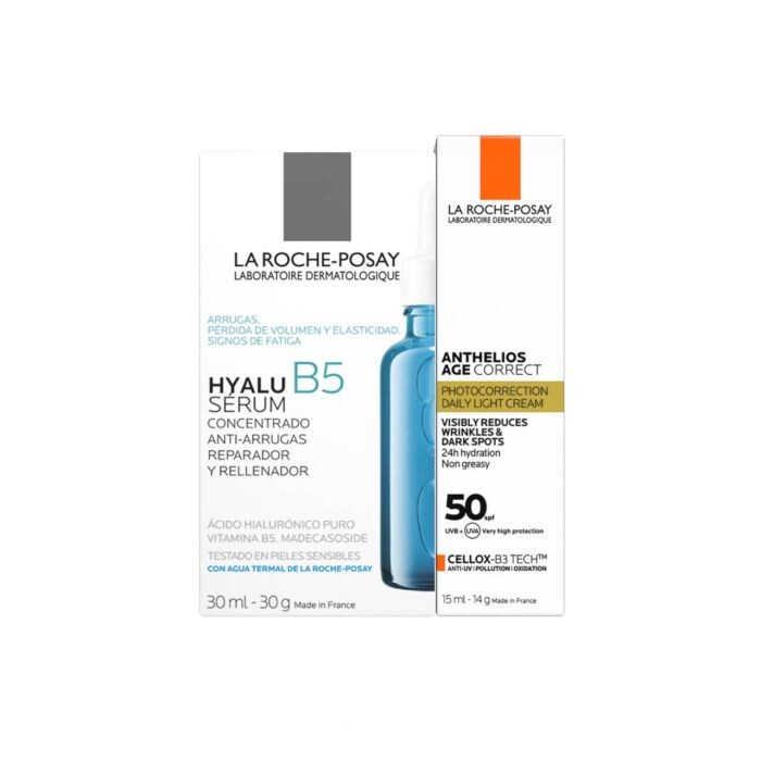 Набор косметики Pack Pure Vitamin C10 Sérum Concentrado + Anthelios Age Correct Fotocorrector Diario La Roche-Posay, Set 2 productos
Набор косметики Pack Pure Vitamin C10 Sérum Concentrado + Anthelios Age Correct Fotocorrector Diario La Roche-Posay, Set 2 productos