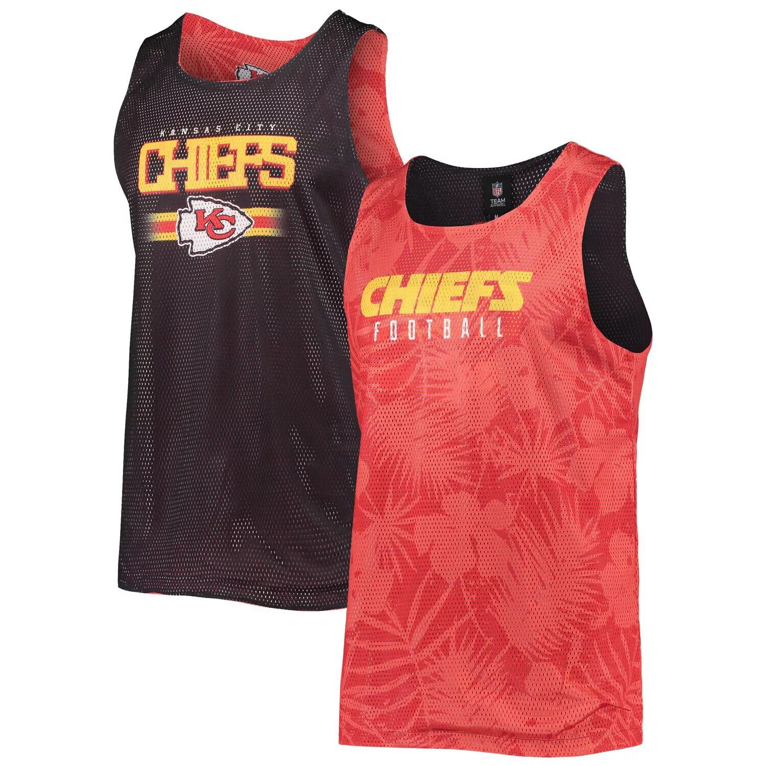 Мужская двусторонняя сетчатая майка FOCO Red Kansas City Chiefs с цветочным принтом
Мужская двусторонняя сетчатая майка FOCO Red Kansas City Chiefs с цветочным принтом