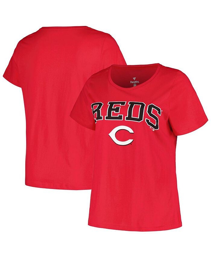 Женская красная футболка с логотипом Cincinnati Reds размера плюс Profile, красный
Женская красная футболка с логотипом Cincinnati Reds размера плюс Profile, красный