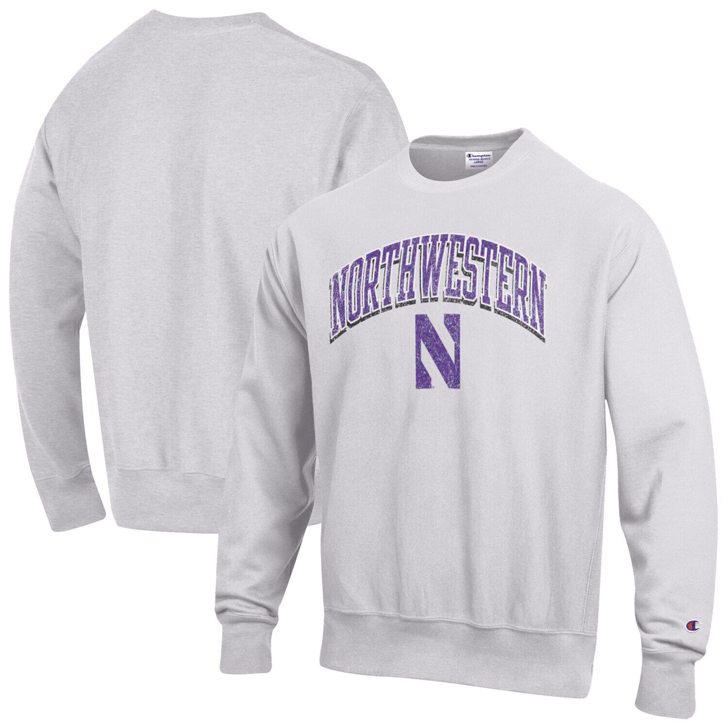 Мужской серый пуловер с обратным переплетением с аркой и логотипом Northwestern Wildcats Champion
Мужской серый пуловер с обратным переплетением с аркой и логотипом Northwestern Wildcats Champion