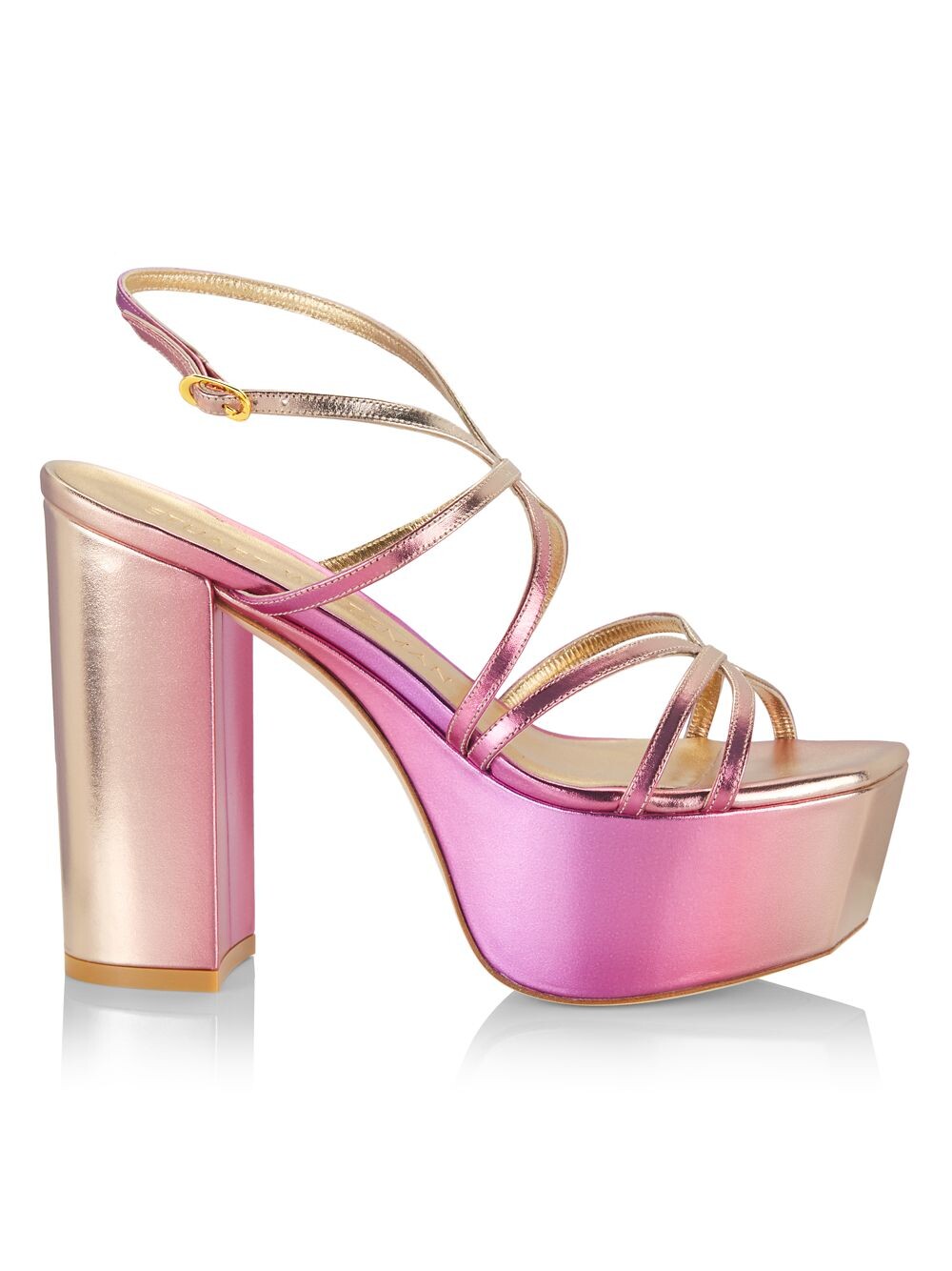 Кожаные сандалии на платформе Barelythere Squarehigh 140MM Stuart Weitzman, розовый
Кожаные сандалии на платформе Barelythere Squarehigh 140MM Stuart Weitzman, розовый