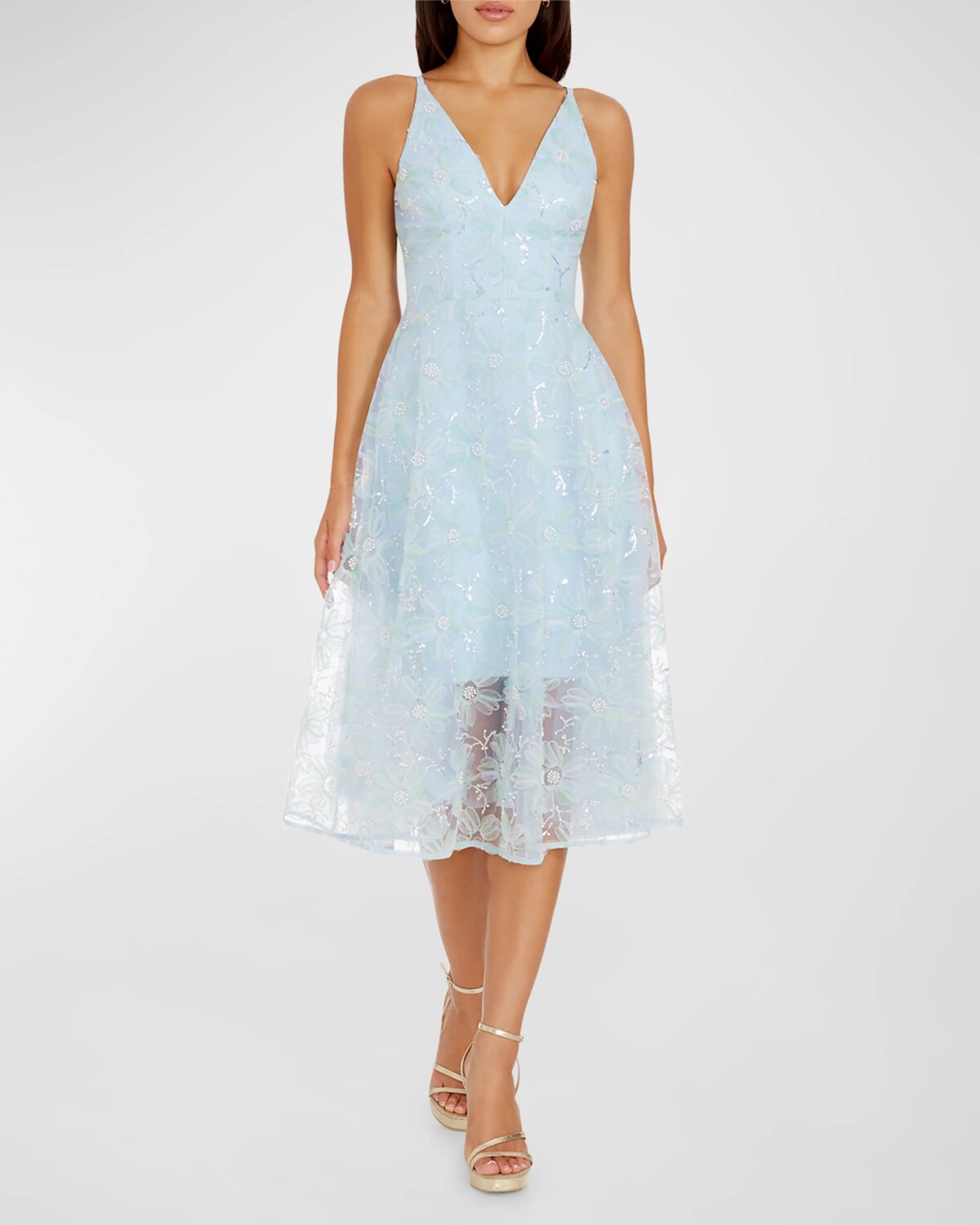 Платье миди Audrey с цветочной аппликацией из бисера и пайеток Dress the Population Black Label, цвет Powder Blue Multi
Платье миди Audrey с цветочной аппликацией из бисера и пайеток Dress the Population Black Label, цвет Powder Blue Multi