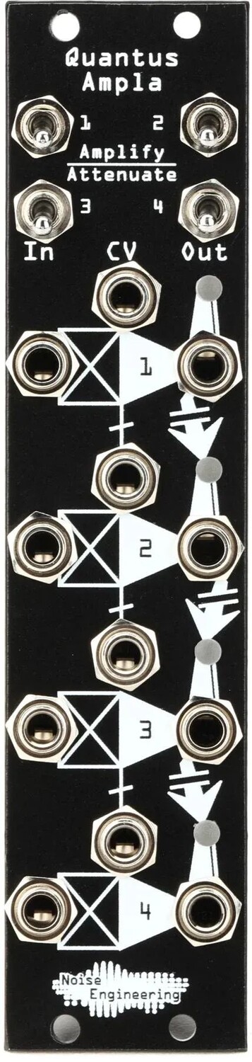 Шумоизоляция Quantus Ampla 4-канальный многомодовый модуль VCA Eurorack - черный
Шумоизоляция Quantus Ampla 4-канальный многомодовый модуль VCA Eurorack - черный