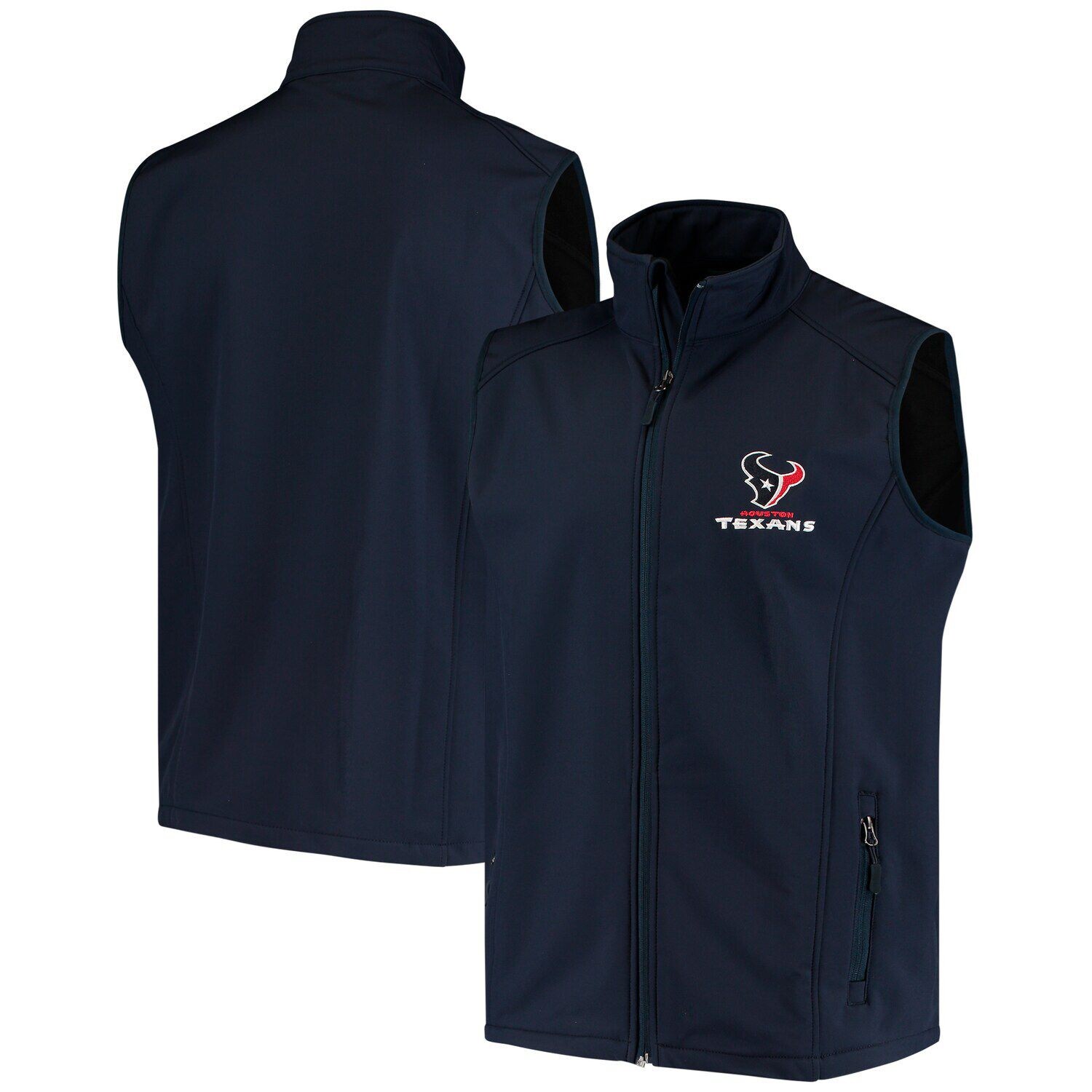 Мужской темно-синий жилет с молнией во всю длину Dunbrooke Houston Texans Circle Archer Softshell
Мужской темно-синий жилет с молнией во всю длину Dunbrooke Houston Texans Circle Archer Softshell