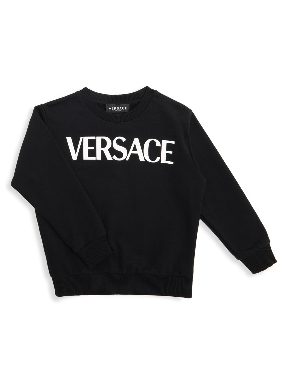 Толстовка Little Kid's & Kid's с круглым вырезом и логотипом для детей Versace, черный
Толстовка Little Kid's & Kid's с круглым вырезом и логотипом для детей Versace, черный