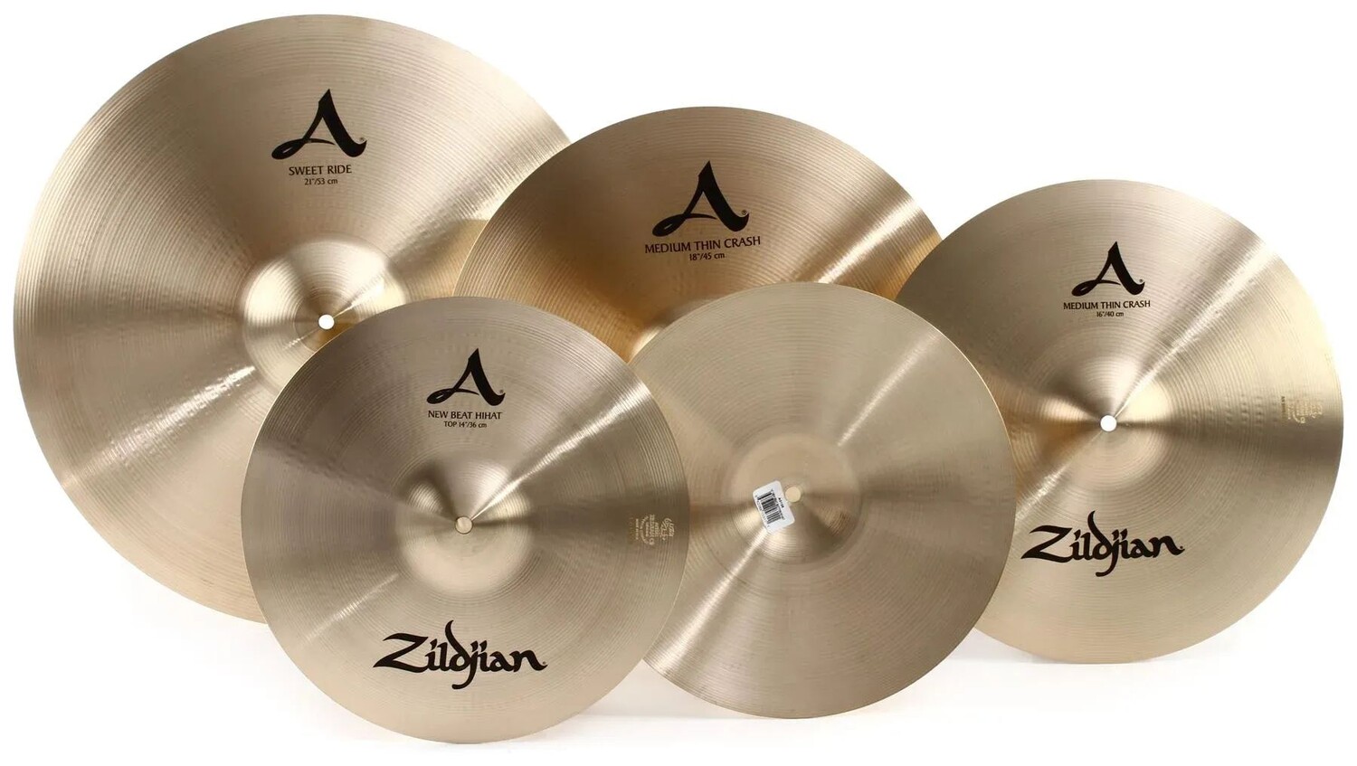 Набор тарелок Zildjian A Sweet Ride — 14/16/21 дюйм — с бесплатным 18-дюймовым Medium Thin Crash
Набор тарелок Zildjian A Sweet Ride — 14/16/21 дюйм — с бесплатным 18-дюймовым Medium Thin Crash