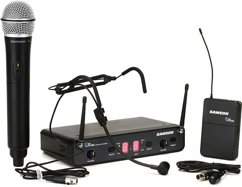 Беспроводная система Samson Concert 288 All-In-One Dual-Channel UHF Wireless Handheld/Lavalier Mic System - I Band (518-566 MHz)
Беспроводная система Samson Concert 288 All-In-One Dual-Channel UHF Wireless Handheld/Lavalier Mic System - I Band (518-566 MHz)
