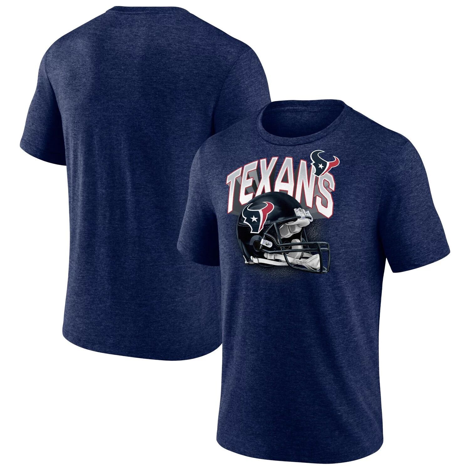 Мужская темно-синяя футболка с фирменным рисунком Houston Texans End Round Tri-Blend Fanatics, Синий
Мужская темно-синяя футболка с фирменным рисунком Houston Texans End Round Tri-Blend Fanatics, Синий