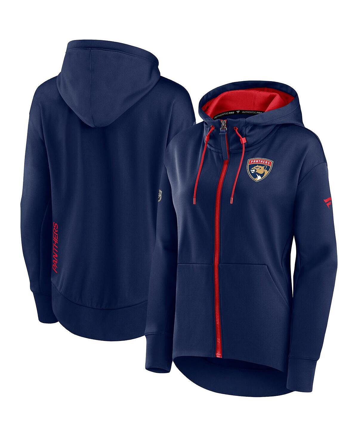 Женская фирменная темно-синяя толстовка с молнией во всю длину Florida Panthers Authentic Pro Rink Fanatics, темно-синий
Женская фирменная темно-синяя толстовка с молнией во всю длину Florida Panthers Authentic Pro Rink Fanatics, темно-синий