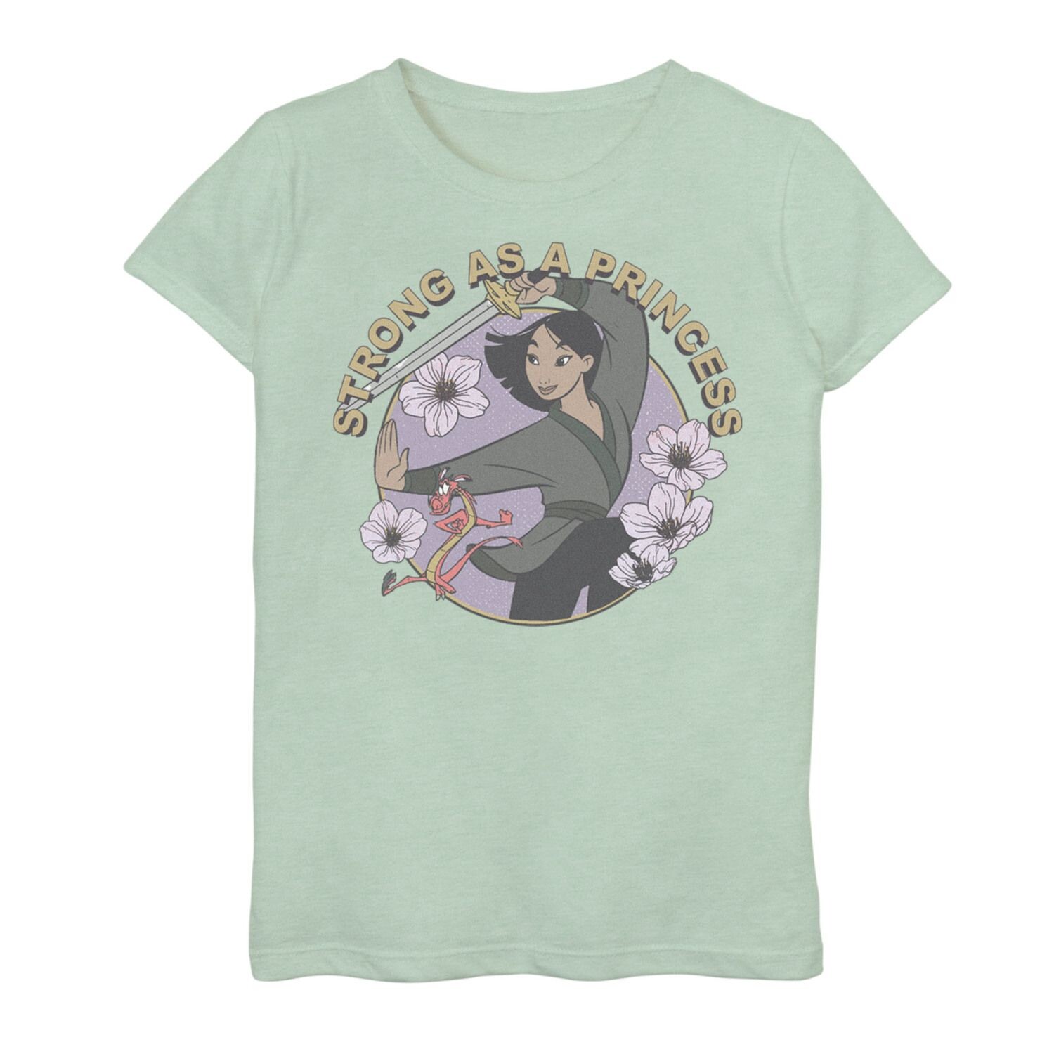 Футболка Disney's Mulan Girls 7–16 Strong As A Princess с цветочным рисунком Disney
Футболка Disney's Mulan Girls 7–16 Strong As A Princess с цветочным рисунком Disney