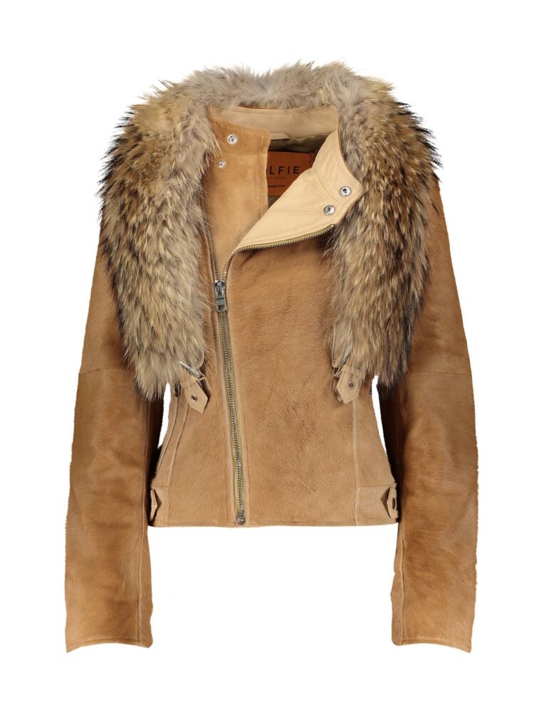 Мотоциклетная куртка Made For Generations из телячьей кожи и овчины Toscana Wolfie Furs, цвет Camel
Мотоциклетная куртка Made For Generations из телячьей кожи и овчины Toscana Wolfie Furs, цвет Camel