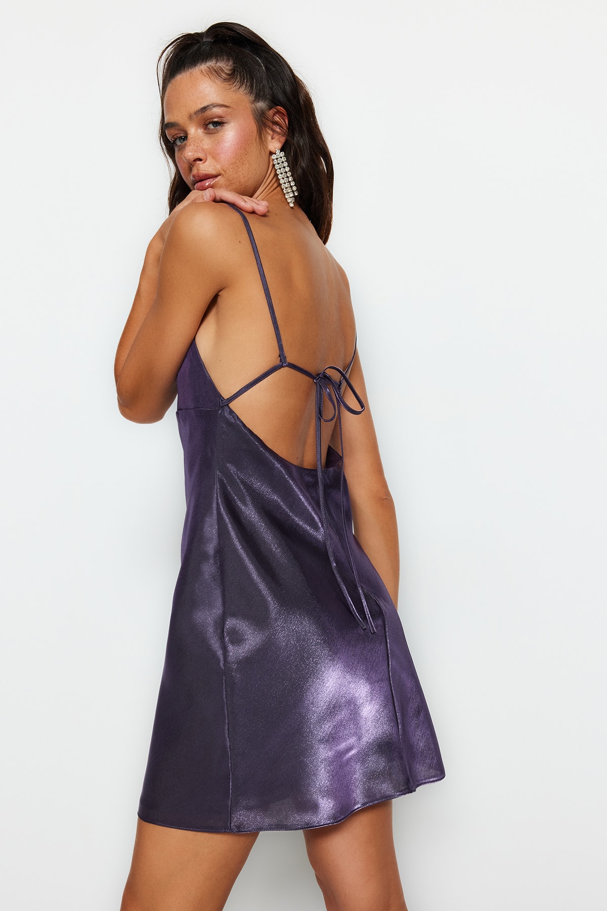 

Платье TRENDYOLMİLLA, фиолетовый