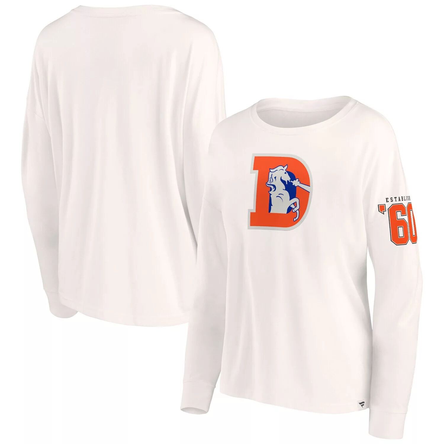 Женская футболка кремового цвета с логотипом Fanatics Denver Broncos Game Date с длинными рукавами Fanatics, Бежевый
Женская футболка кремового цвета с логотипом Fanatics Denver Broncos Game Date с длинными рукавами Fanatics, Бежевый