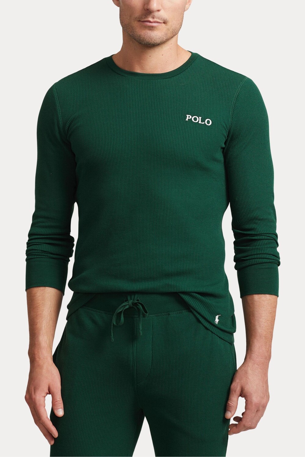 Рубашка для сна вафельной вязки с круглым вырезом Polo Ralph Lauren, зеленый
Рубашка для сна вафельной вязки с круглым вырезом Polo Ralph Lauren, зеленый