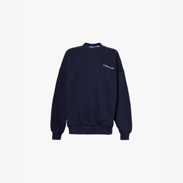 Свитшот свободного кроя из хлопкового трикотажа с вышитым логотипом Polo Ralph Lauren, синий
Свитшот свободного кроя из хлопкового трикотажа с вышитым логотипом Polo Ralph Lauren, синий