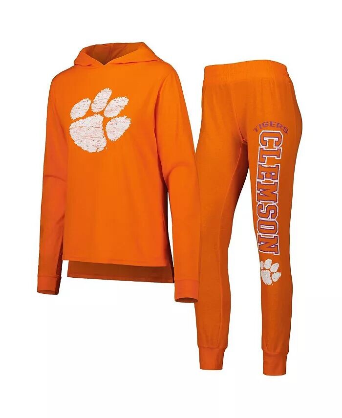 Женская оранжевая футболка с капюшоном и брюками Clemson Tigers для сна с длинными рукавами Concepts Sport, оранжевый
Женская оранжевая футболка с капюшоном и брюками Clemson Tigers для сна с длинными рукавами Concepts Sport, оранжевый