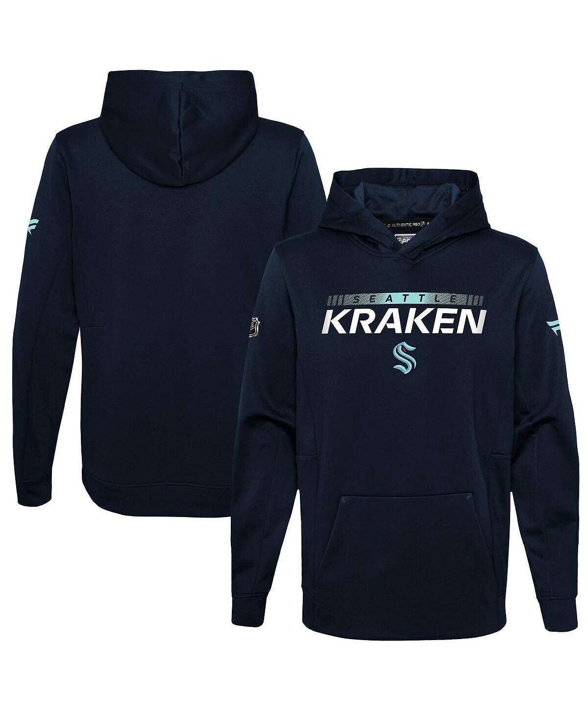Пуловер с капюшоном для мальчиков и девочек с фирменным логотипом Deep Sea Seattle Kraken Authentic Pro Fanatics
Пуловер с капюшоном для мальчиков и девочек с фирменным логотипом Deep Sea Seattle Kraken Authentic Pro Fanatics