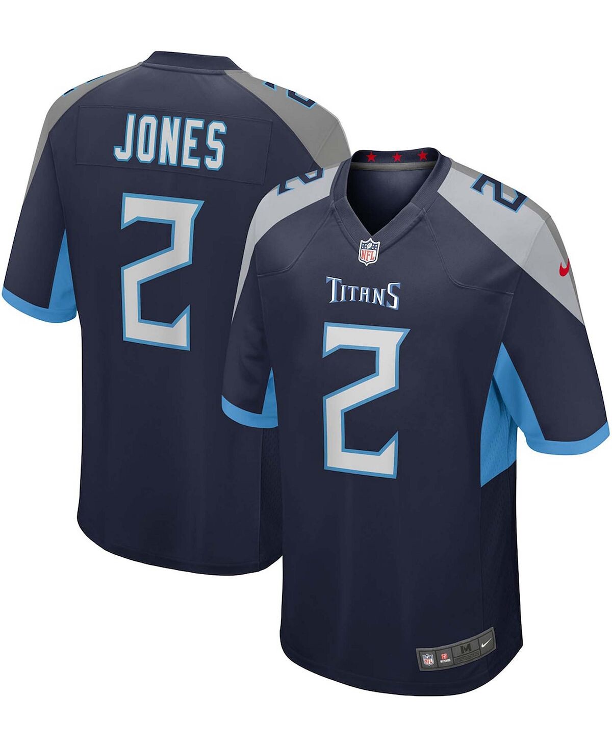 Мужское джерси темно-синего цвета Tennessee Titans Game от Julio Jones Nike, Синий
Мужское джерси темно-синего цвета Tennessee Titans Game от Julio Jones Nike, Синий