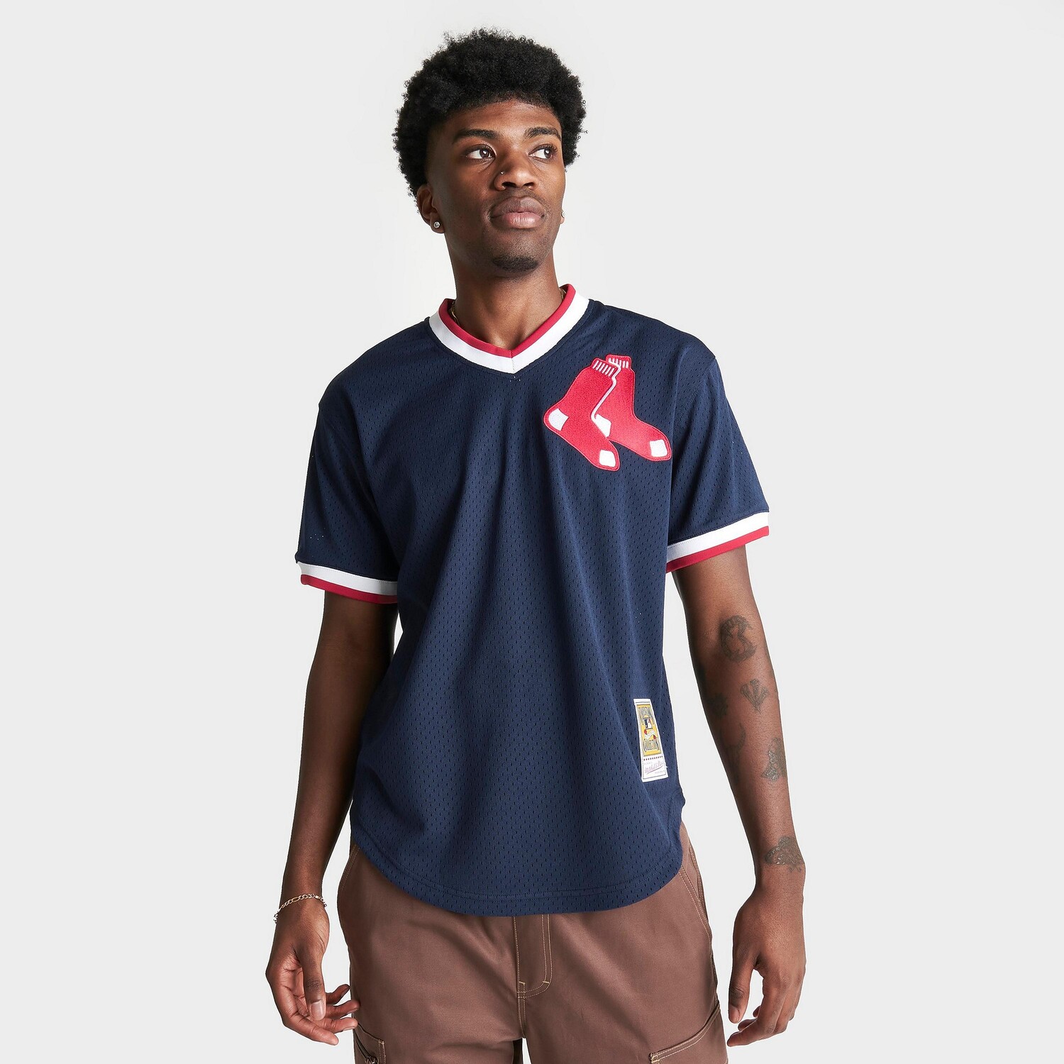 Мужская подлинная бейсбольная майка Mitchell & Ness Boston Red Sox MLB Джима Райса 1989 года, синий
Мужская подлинная бейсбольная майка Mitchell & Ness Boston Red Sox MLB Джима Райса 1989 года, синий