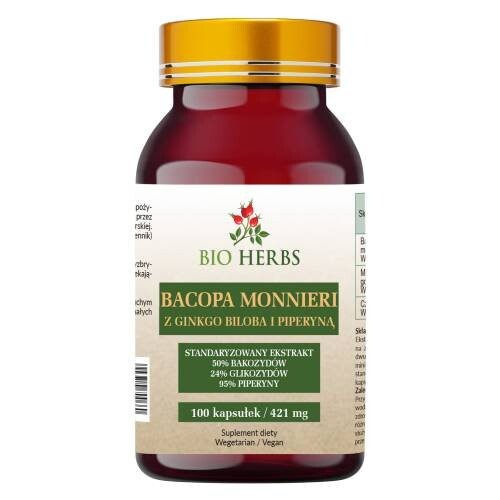 Bio Herbs, Бакопа Моньери с гинкго билоба и пиперином, стандартизированная, 421 мг, 100 капсул.
Bio Herbs, Бакопа Моньери с гинкго билоба и пиперином, стандартизированная, 421 мг, 100 капсул.