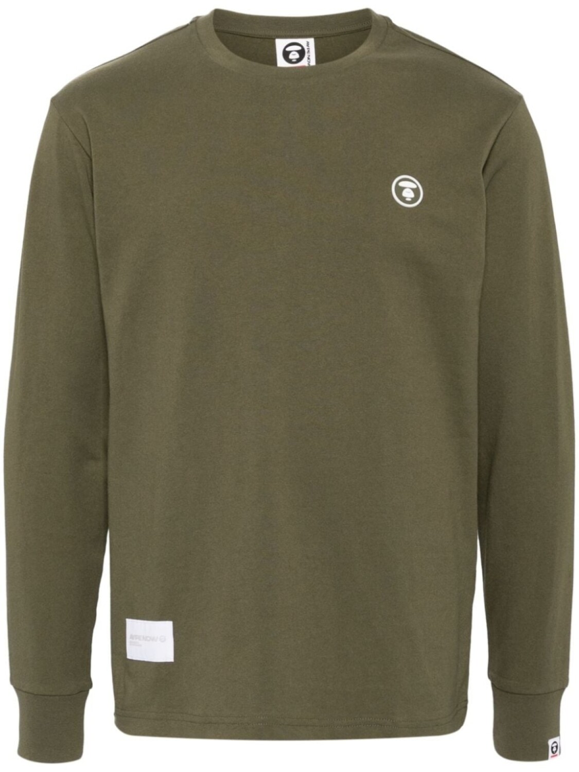 AAPE BY *A BATHING APE футболка Moonface с длинными рукавами и логотипом, зеленый
AAPE BY *A BATHING APE футболка Moonface с длинными рукавами и логотипом, зеленый