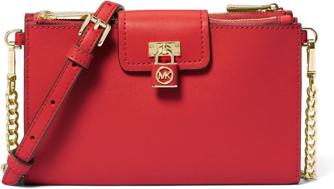 Маленькая сумка через плечо Ruby с двойной молнией MICHAEL Michael Kors, малиновый
Маленькая сумка через плечо Ruby с двойной молнией MICHAEL Michael Kors, малиновый