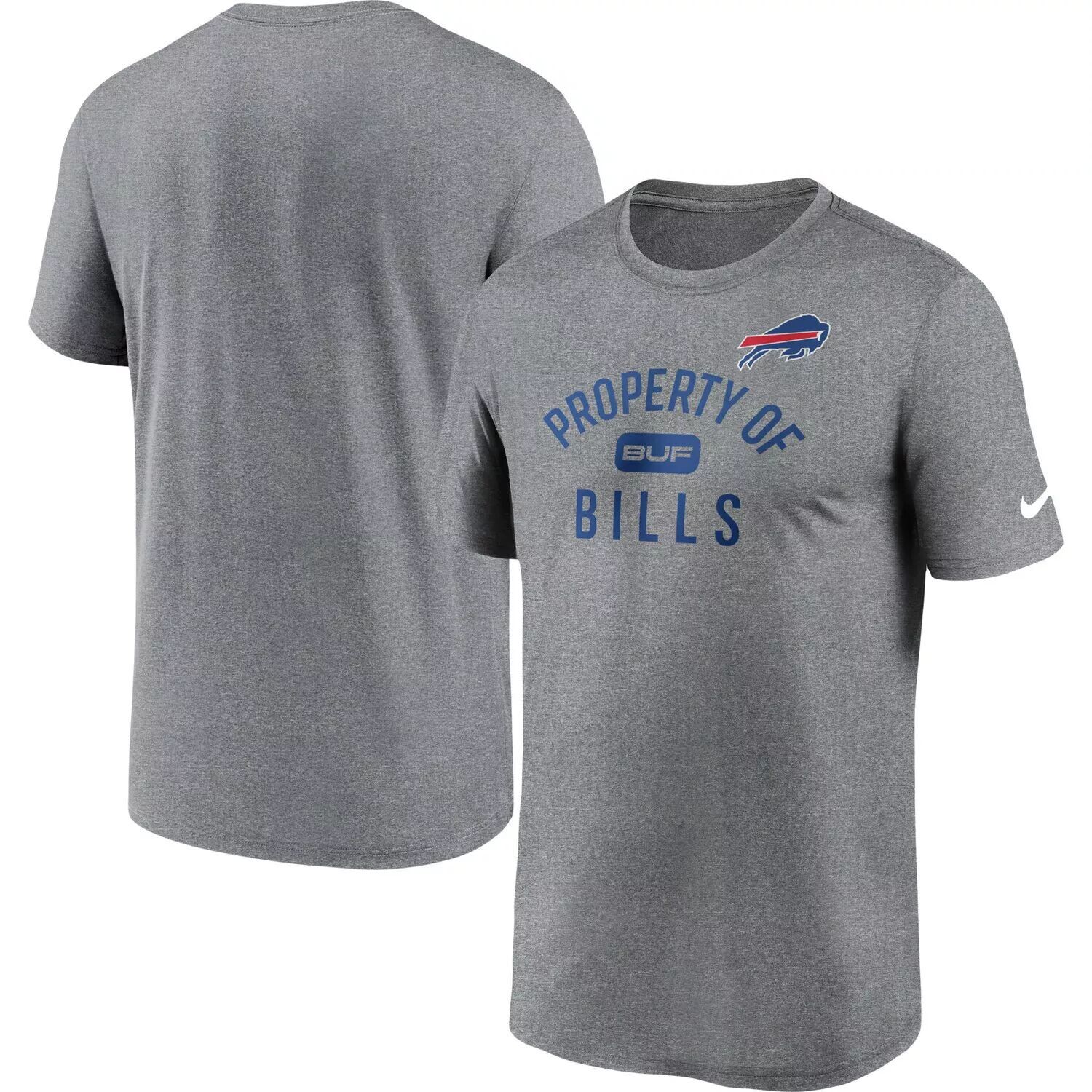 Мужская темно-серая футболка Buffalo Bills Property Of Legend Performance Performance Nike, Серый
Мужская темно-серая футболка Buffalo Bills Property Of Legend Performance Performance Nike, Серый