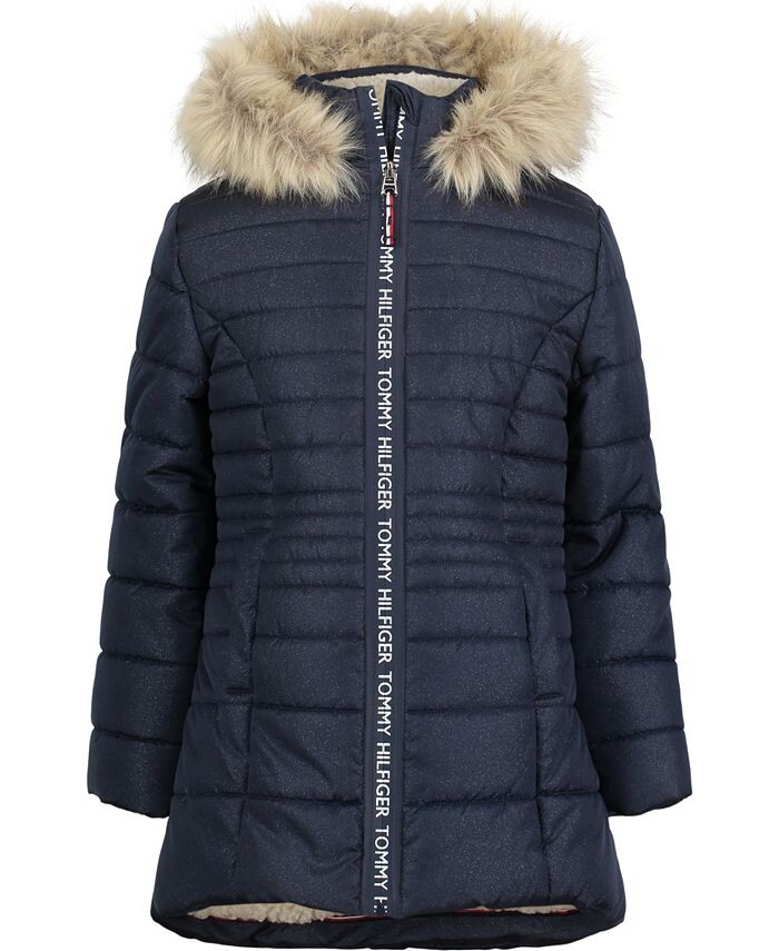 Фирменная куртка-пуховик с капюшоном для маленьких девочек Tommy Hilfiger, синий
Фирменная куртка-пуховик с капюшоном для маленьких девочек Tommy Hilfiger, синий