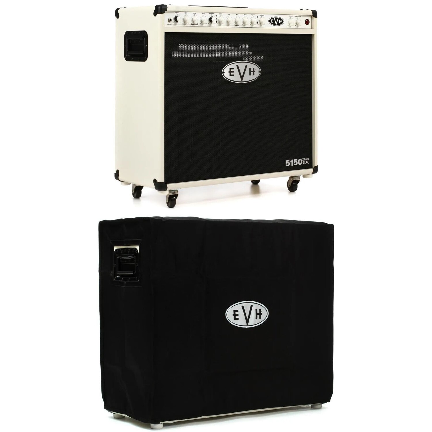 Новый ламповый комбоусилитель EVH 5150III 2x12 дюймов, 50 Вт с крышкой, цвет слоновой кости
Новый ламповый комбоусилитель EVH 5150III 2x12 дюймов, 50 Вт с крышкой, цвет слоновой кости