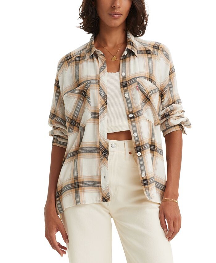 Женский клетчатый топ на пуговицах Harrison Levi's, цвет Farrah Plaid Sunny Cream
Женский клетчатый топ на пуговицах Harrison Levi's, цвет Farrah Plaid Sunny Cream