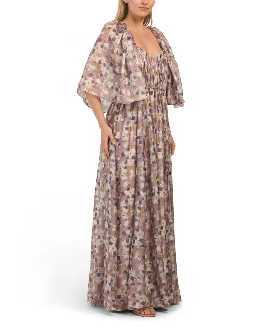 Платье с цветочным принтом Mikael Aghal, цвет Lilac Multi
Платье с цветочным принтом Mikael Aghal, цвет Lilac Multi