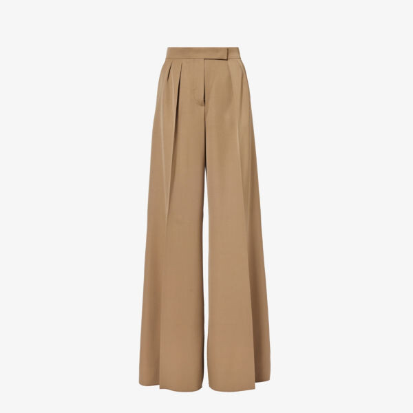 Libbra плиссированные широкие брюки с высокой посадкой из смесовой шерсти Max Mara, цвет mud
Libbra плиссированные широкие брюки с высокой посадкой из смесовой шерсти Max Mara, цвет mud