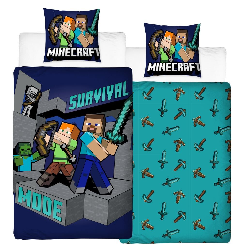Постельное белье Minecraft "SURVIVAL" 80х80+135х200 см. Постельное белье для детей/подростков - 100% хлопок Character World
Постельное белье Minecraft "SURVIVAL" 80х80+135х200 см. Постельное белье для детей/подростков - 100% хлопок Character World