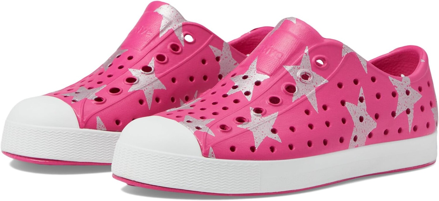 Кроссовки Jefferson Sugarlite Print Native Shoes Kids, цвет Radberry Pink/Shell White/Silver Stars
Кроссовки Jefferson Sugarlite Print Native Shoes Kids, цвет Radberry Pink/Shell White/Silver Stars