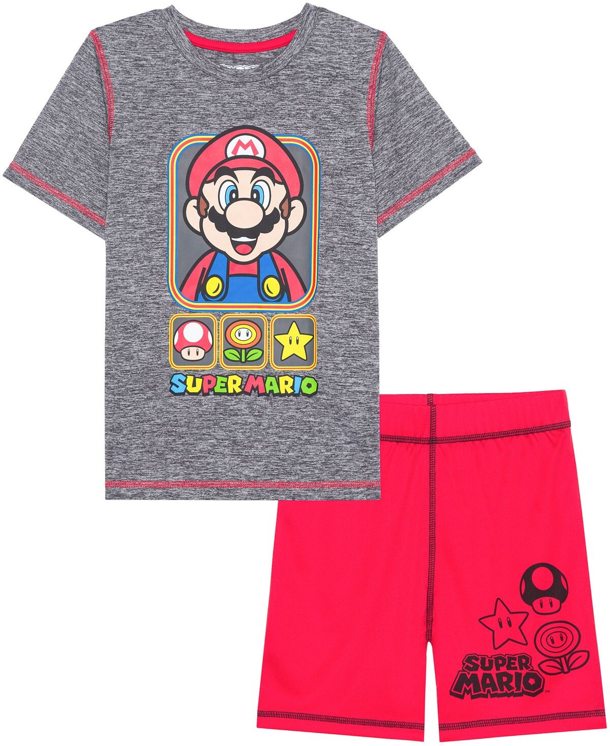 Комплект из футболки и шорт для активного отдыха Mario Bros.Toddler Boys Super Mario с короткими рукавами Hybrid
Комплект из футболки и шорт для активного отдыха Mario Bros.Toddler Boys Super Mario с короткими рукавами Hybrid