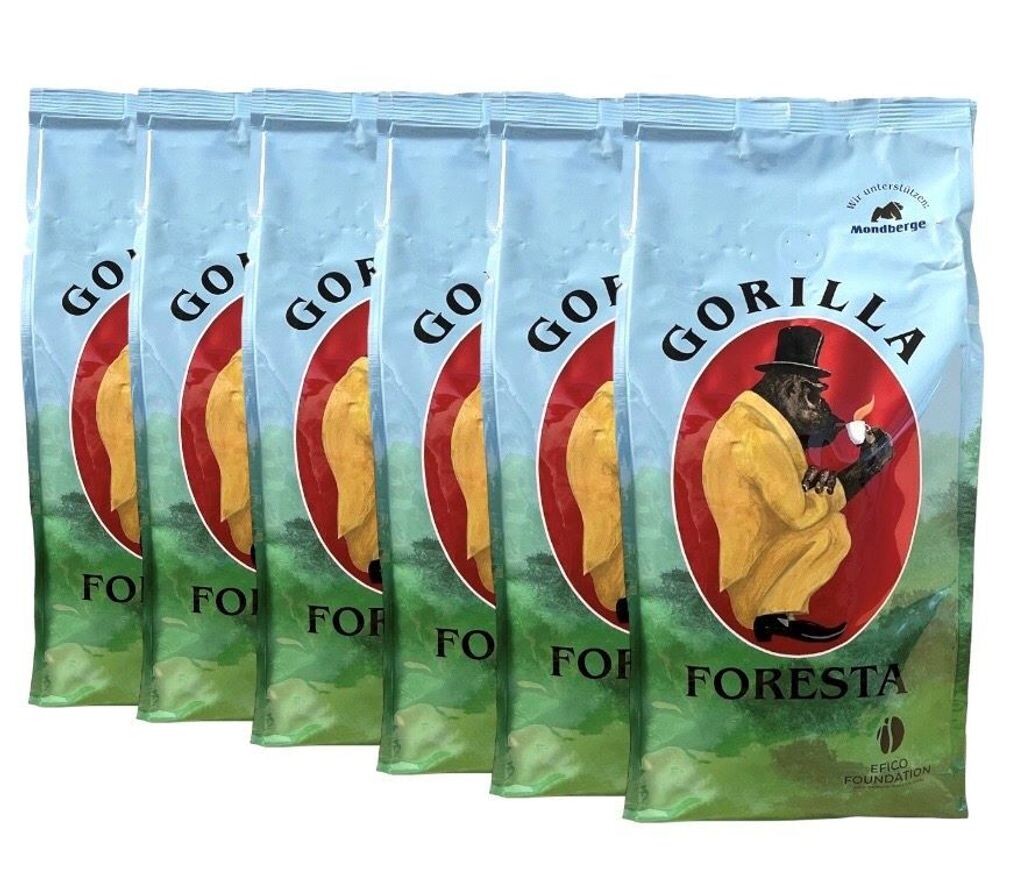 Кофе Joerges Gorilla Foresta 6x 1000 г обжаренных цельных зерен | Качественный кофе Арабика, смесь цельных зерен | Полностью автоматический портафильтр | кофе эспрессо Kaffeegroßrösterei A. Joerges
Кофе Joerges Gorilla Foresta 6x 1000 г обжаренных цельных зерен | Качественный кофе Арабика, смесь цельных зерен | Полностью автоматический портафильтр | кофе эспрессо Kaffeegroßrösterei A. Joerges