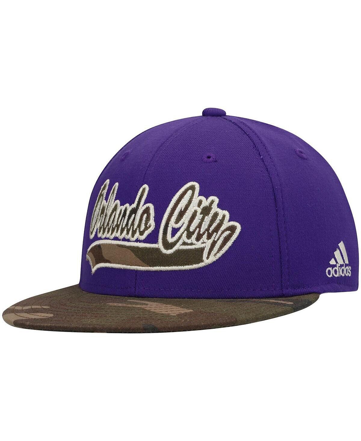 Мужская фиолетовая кепка с камуфляжным принтом Orlando City SC Visor Flex adidas
Мужская фиолетовая кепка с камуфляжным принтом Orlando City SC Visor Flex adidas