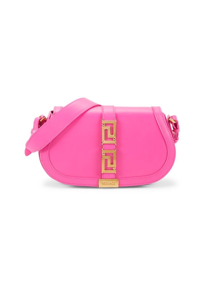 Кожаная сумка через плечо Greca Goodess среднего размера Versace, цвет Glossy Pink
Кожаная сумка через плечо Greca Goodess среднего размера Versace, цвет Glossy Pink