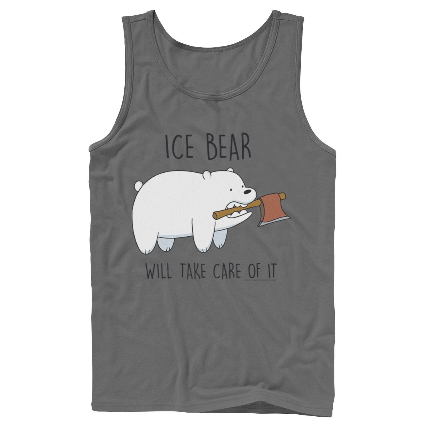 Мужская майка с топором Cartoon Network We Bare Bears Ice Bear Take Care Of It Licensed Character
Мужская майка с топором Cartoon Network We Bare Bears Ice Bear Take Care Of It Licensed Character
