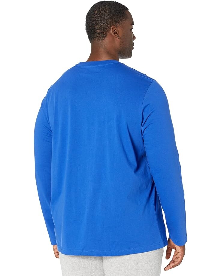 Футболка с длинным рукавом Adidas Big & Tall Big Logo Single Jersey Long Sleeve Tee, цвет Bold Blue/Black/White
Футболка с длинным рукавом Adidas Big & Tall Big Logo Single Jersey Long Sleeve Tee, цвет Bold Blue/Black/White