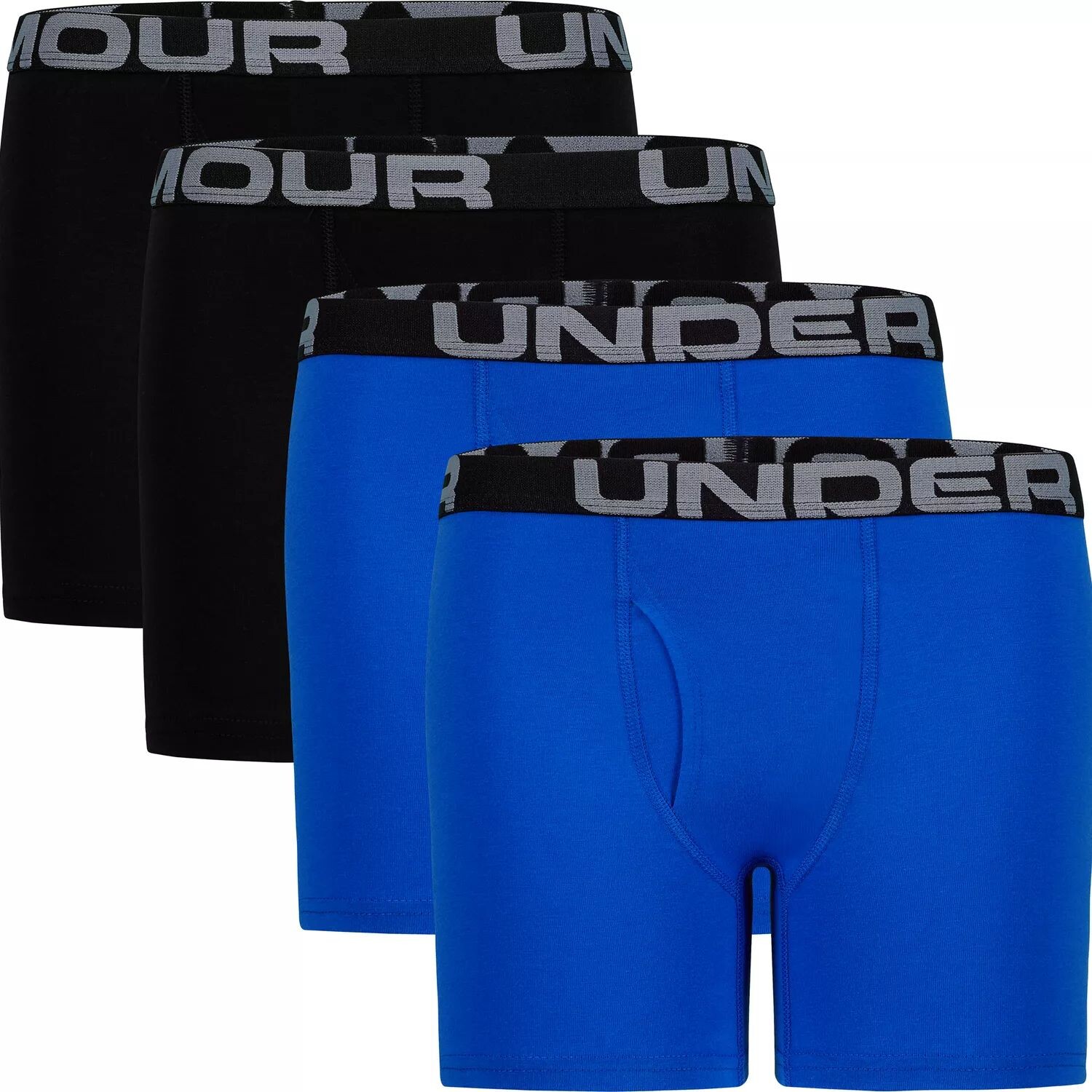 Комплект из 4 хлопковых боксеров Under Armour для мальчиков 8–20 лет Under Armour, синий
Комплект из 4 хлопковых боксеров Under Armour для мальчиков 8–20 лет Under Armour, синий